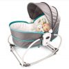 Mastela 5 in 1 Rocker Bassinet - Grey Blue