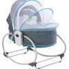 Mastela 5 in 1 Rocker Bassinet - Grey Blue - Image 4