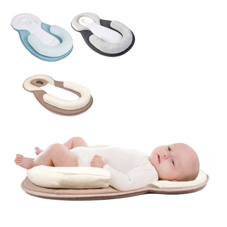 Infant Newborn Baby Pillow Cushion Prevent Flat Head Sleep Nest Pod Anti Roll */ 